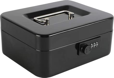 xydled Steel Cash Box Safe with Combination Lock,Money Safe 